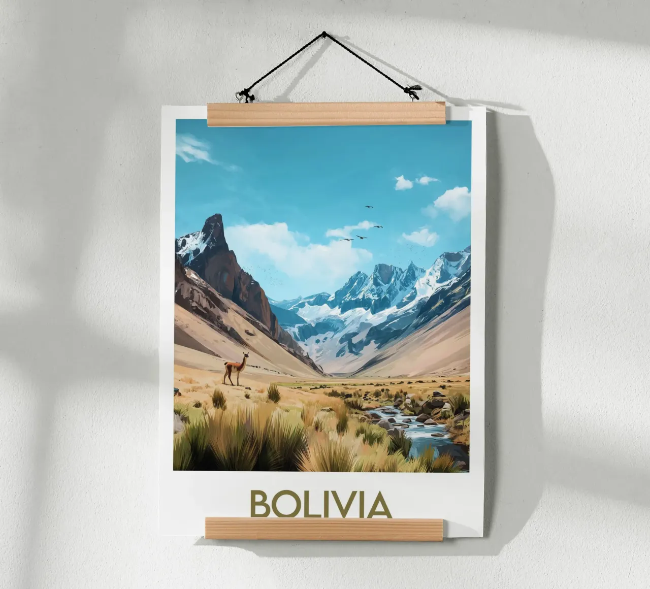 Bolivia poster van Frame the World