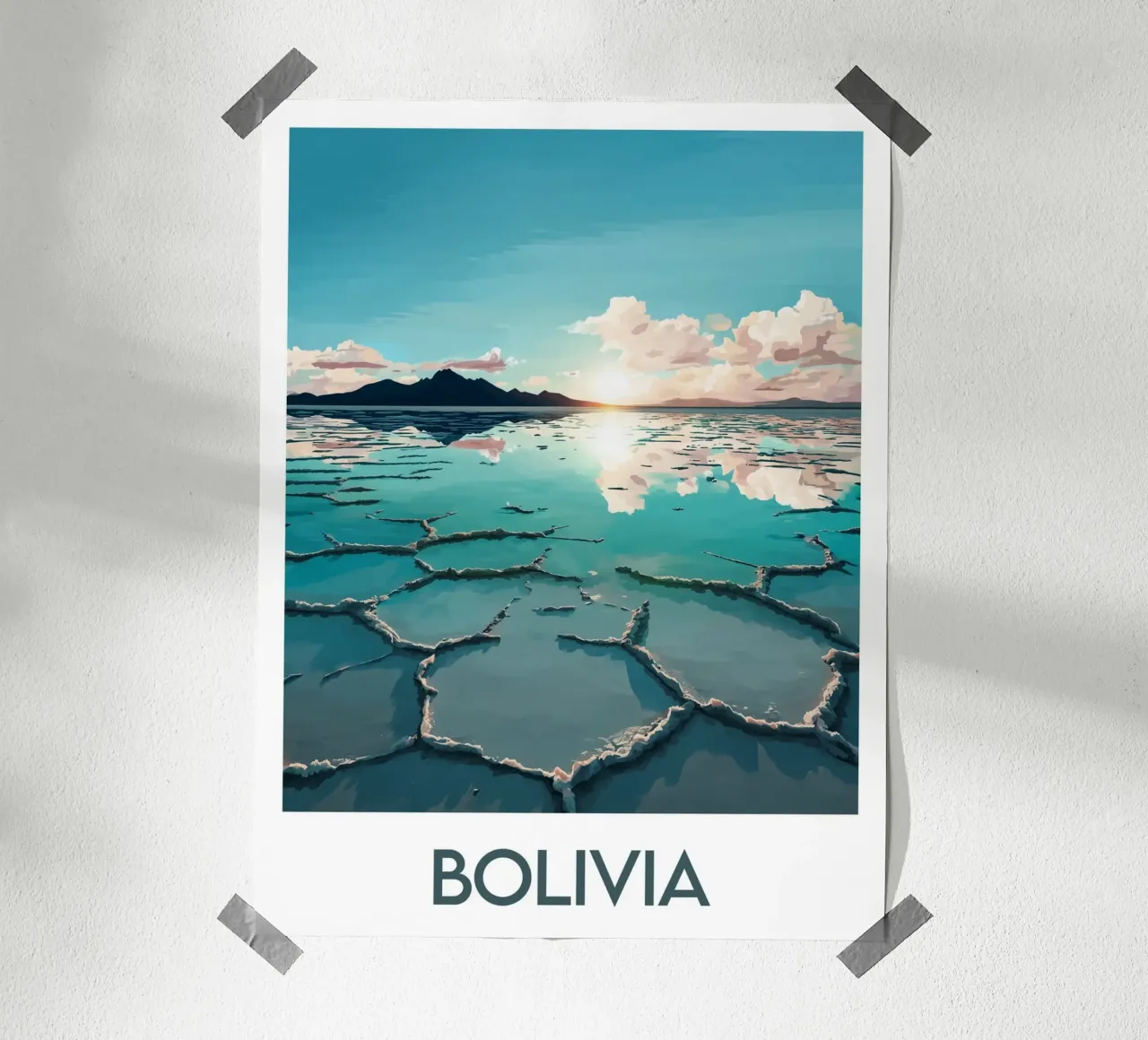 Affiche Bolivie poster da Frame the World