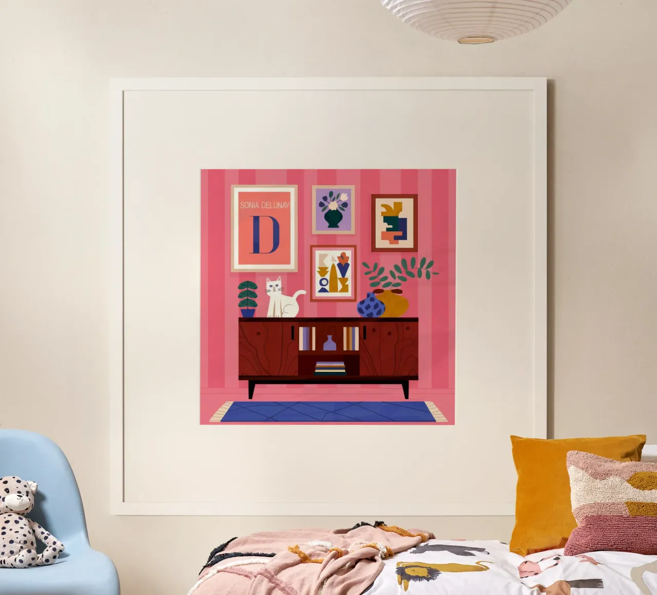 Joyful Culinary Art poster with plastic frame by Lumina Vision