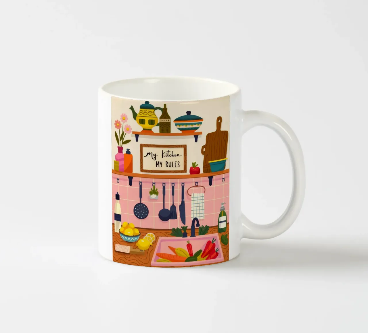 Deliziosi capricci per la colazione tazza in ceramica da Lumina Vision