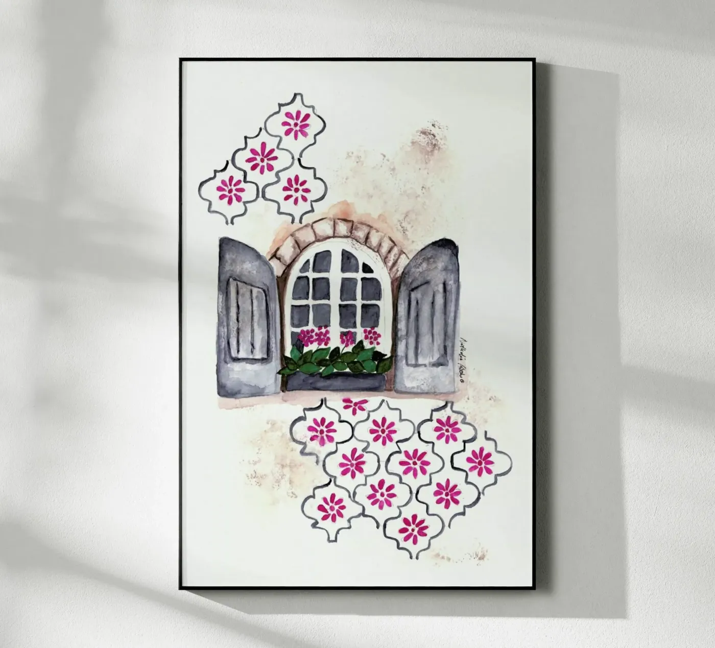 Fés acryl van Nathys_illustration