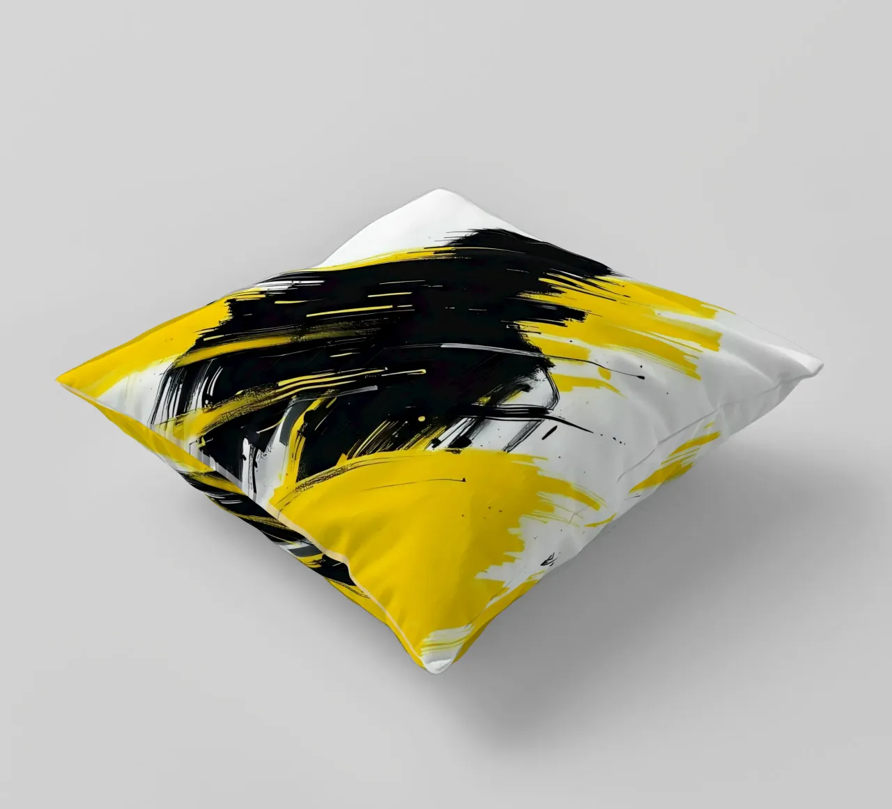 Ritratto_Stil_C_3 cuscino da schwarz-gelb by LK