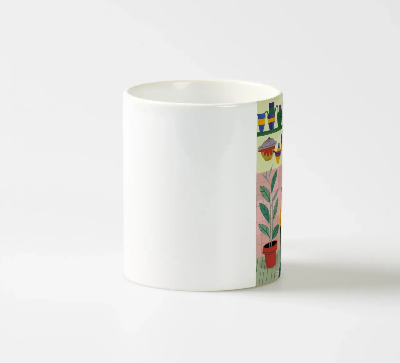 Cozy Kitchen Corner ceramic mug by Lumina Vision