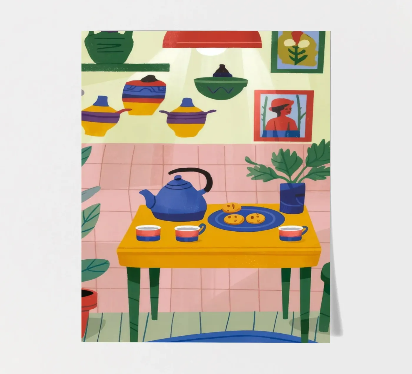 Cozy Kitchen Corner sticker sheet by Lumina Vision