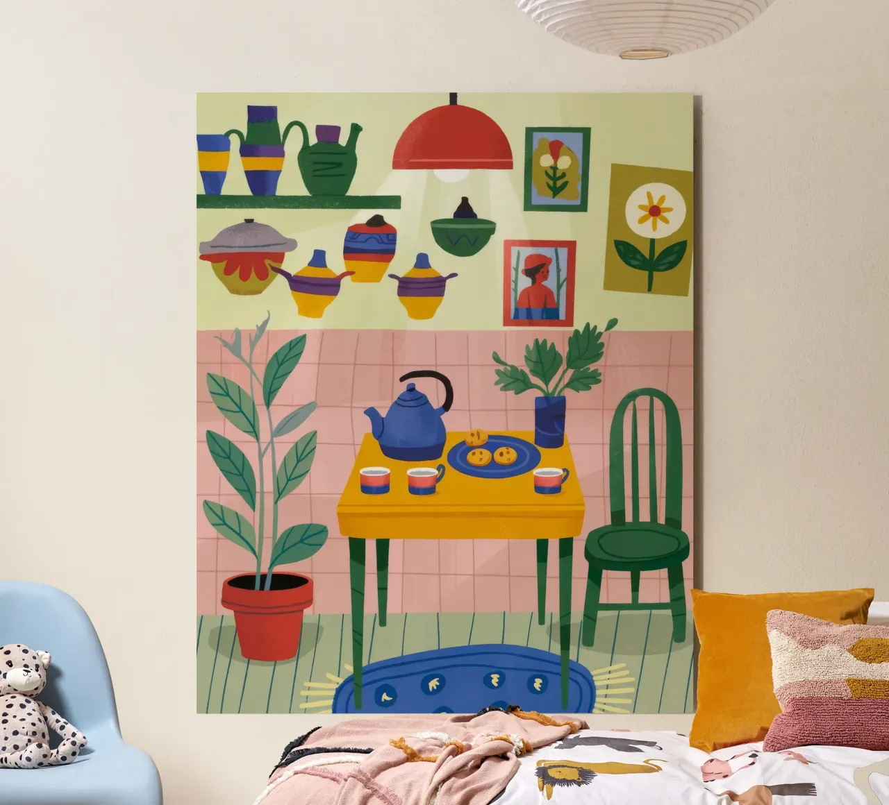 Accogliente angolo cottura alluminio dibond da Lumina Vision