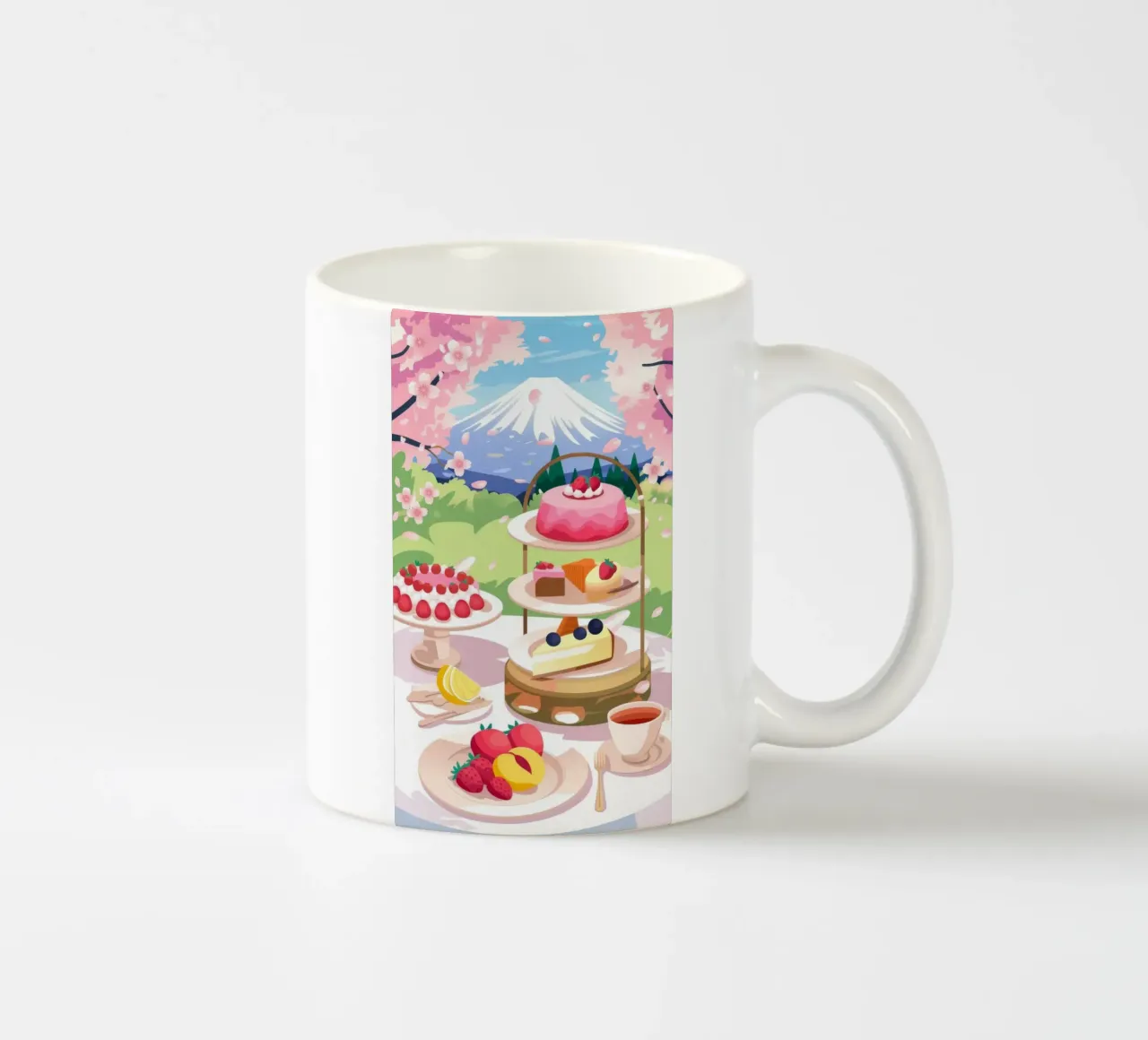 Delizia di tè ai fiori tazza in ceramica da Lumina Vision