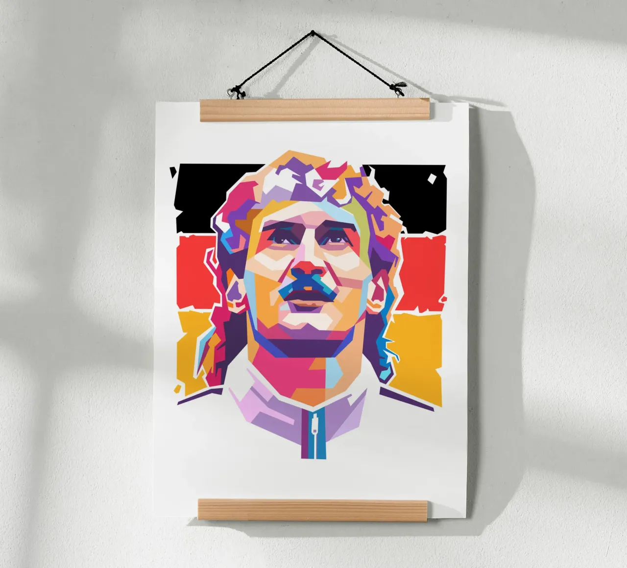 Rudi Voller the legend hahnemühle by Hantamrata