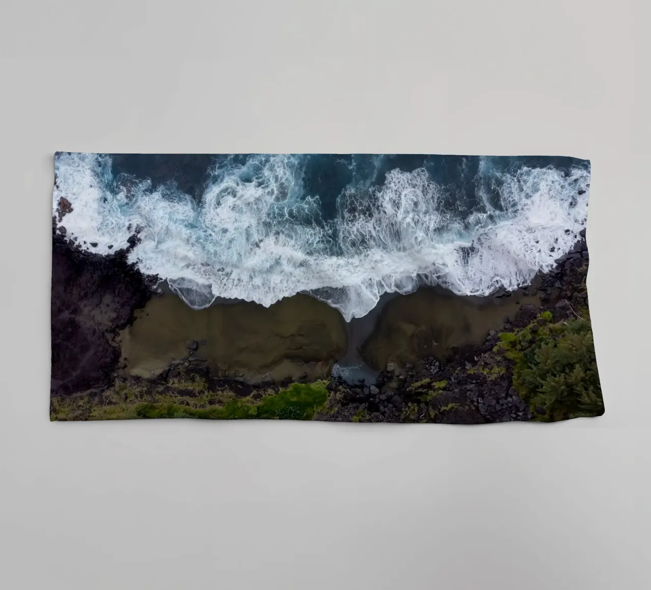 🌊 Coastal Mood Swing – La Réunion Edition asciugamano da bagno da Mexposure Gallery