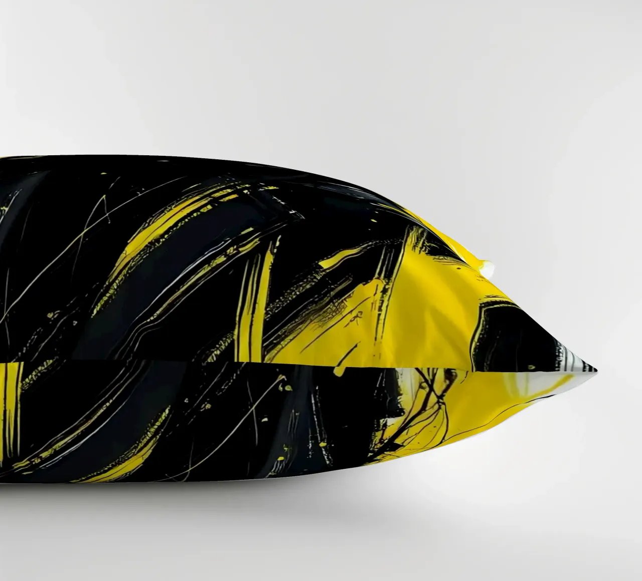 Ritratto_Stil_C_4 cuscino da schwarz-gelb by LK