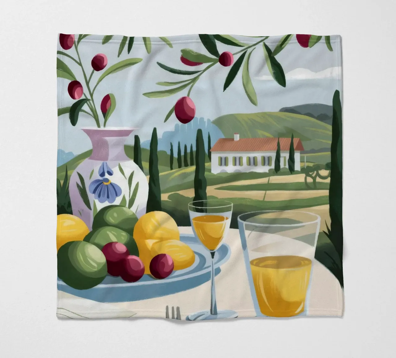 Colazione mediterranea di lusso coperta in pile da Lumina Vision