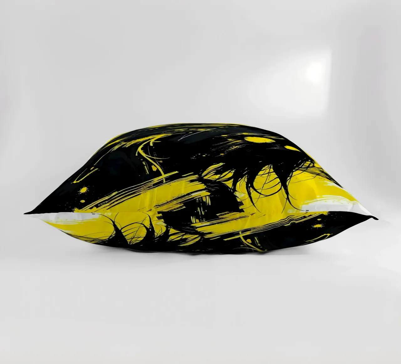 Ritratto_Stil_C_5 cuscino da schwarz-gelb by LK