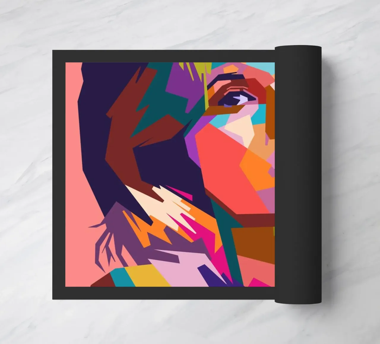 Ritratto pop art di Stevie Nicks zerbino da Hantamrata