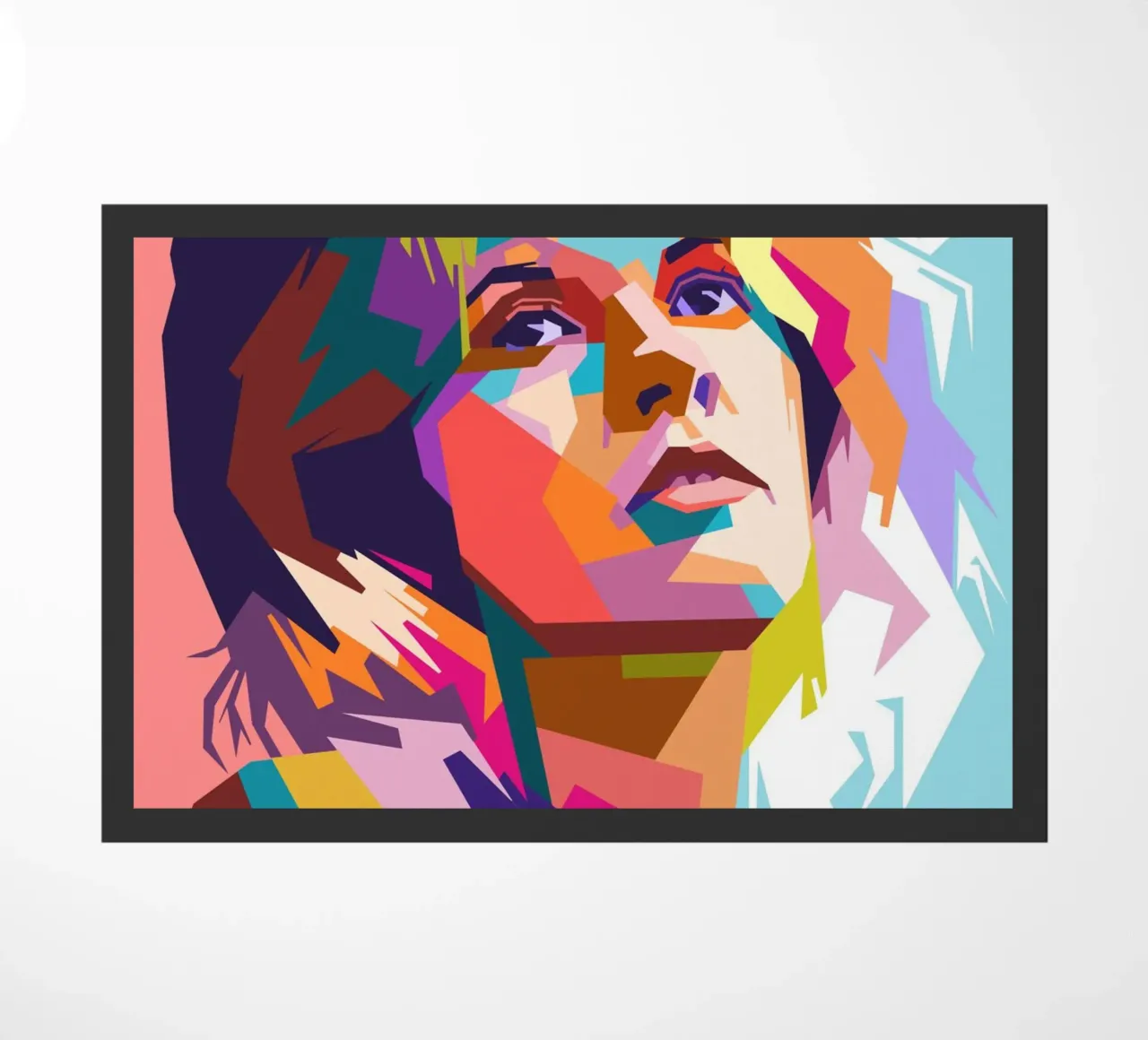 Ritratto pop art di Stevie Nicks zerbino da Hantamrata