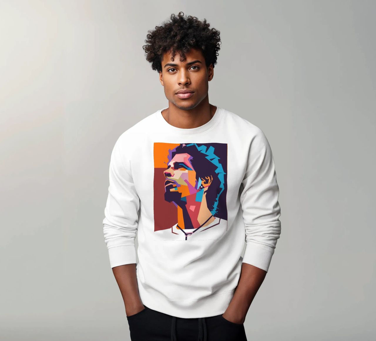 Chris Cornell stile artistico WPAP felpa da Hantamrata
