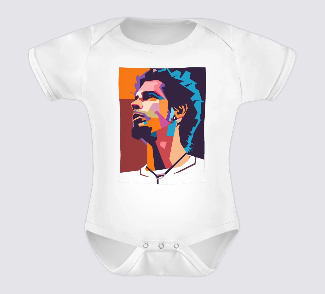 Chris Cornell stile artistico WPAP body neonato maniche corte da Hantamrata