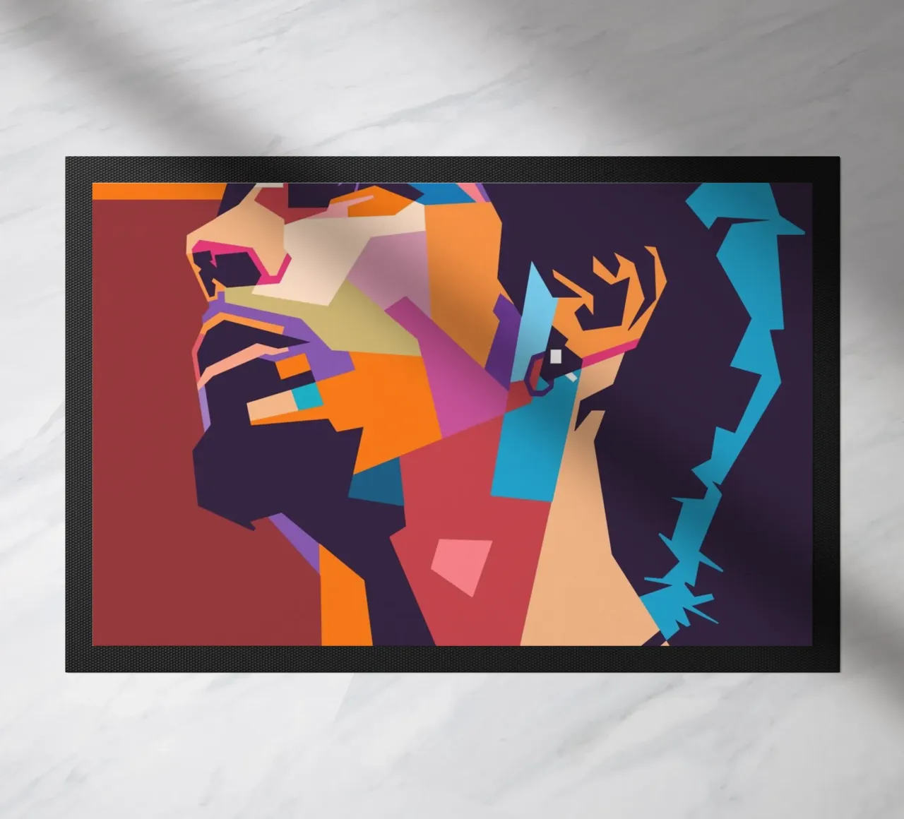 Chris Cornell stile artistico WPAP zerbino da Hantamrata