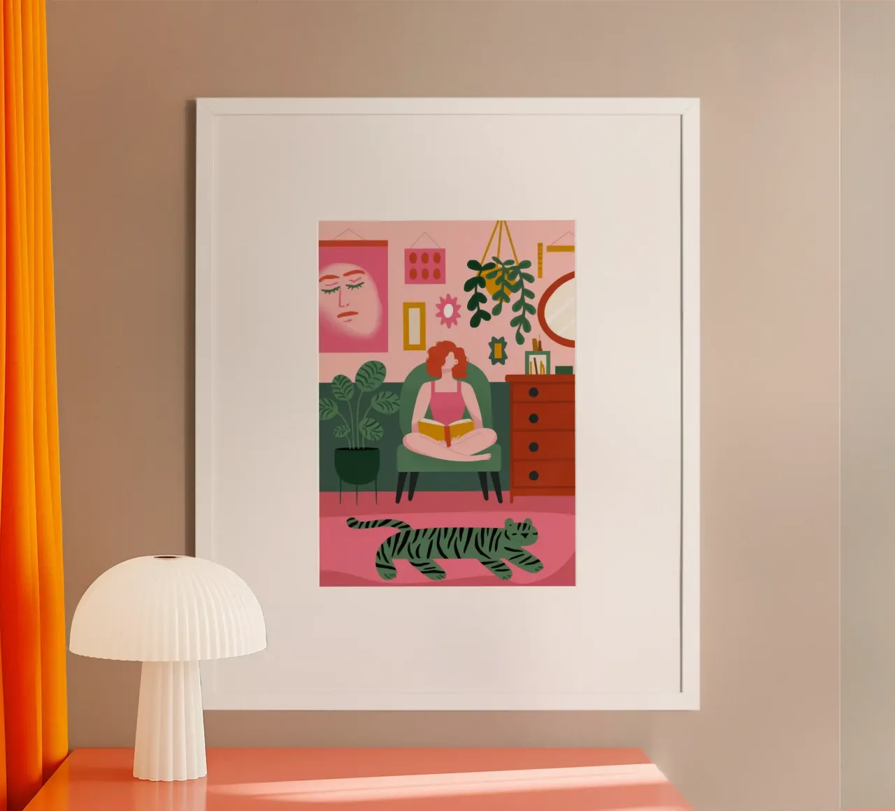 Reading Jungle Nook hahnemühle by Lumina Vision