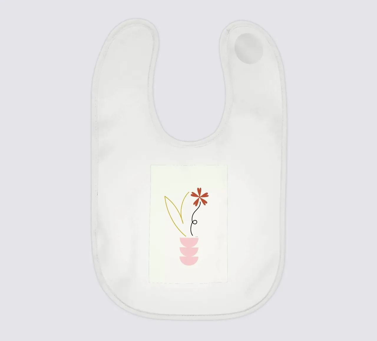 Wild Flower Babylätzchen von Linda Gobeta