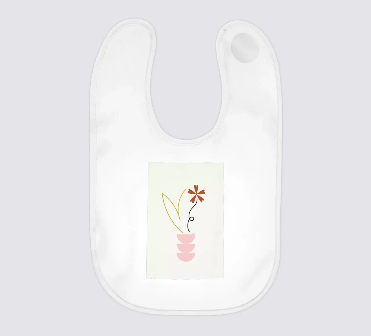 Wild Flower Babylätzchen von Linda Gobeta