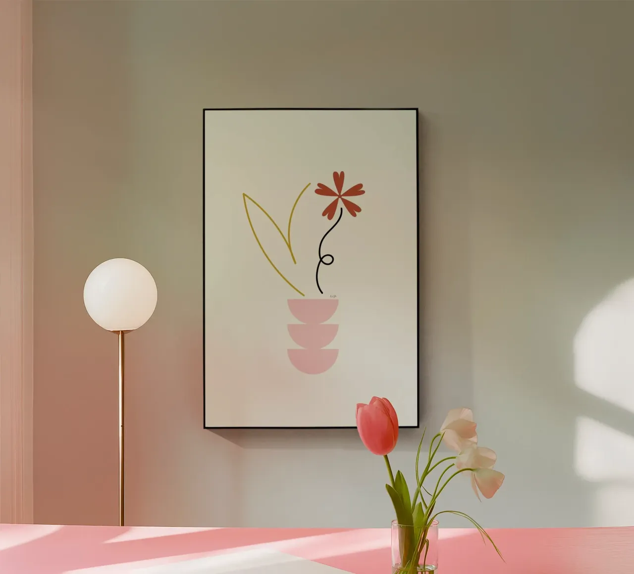 Wild Flower plexiglass da Linda Gobeta