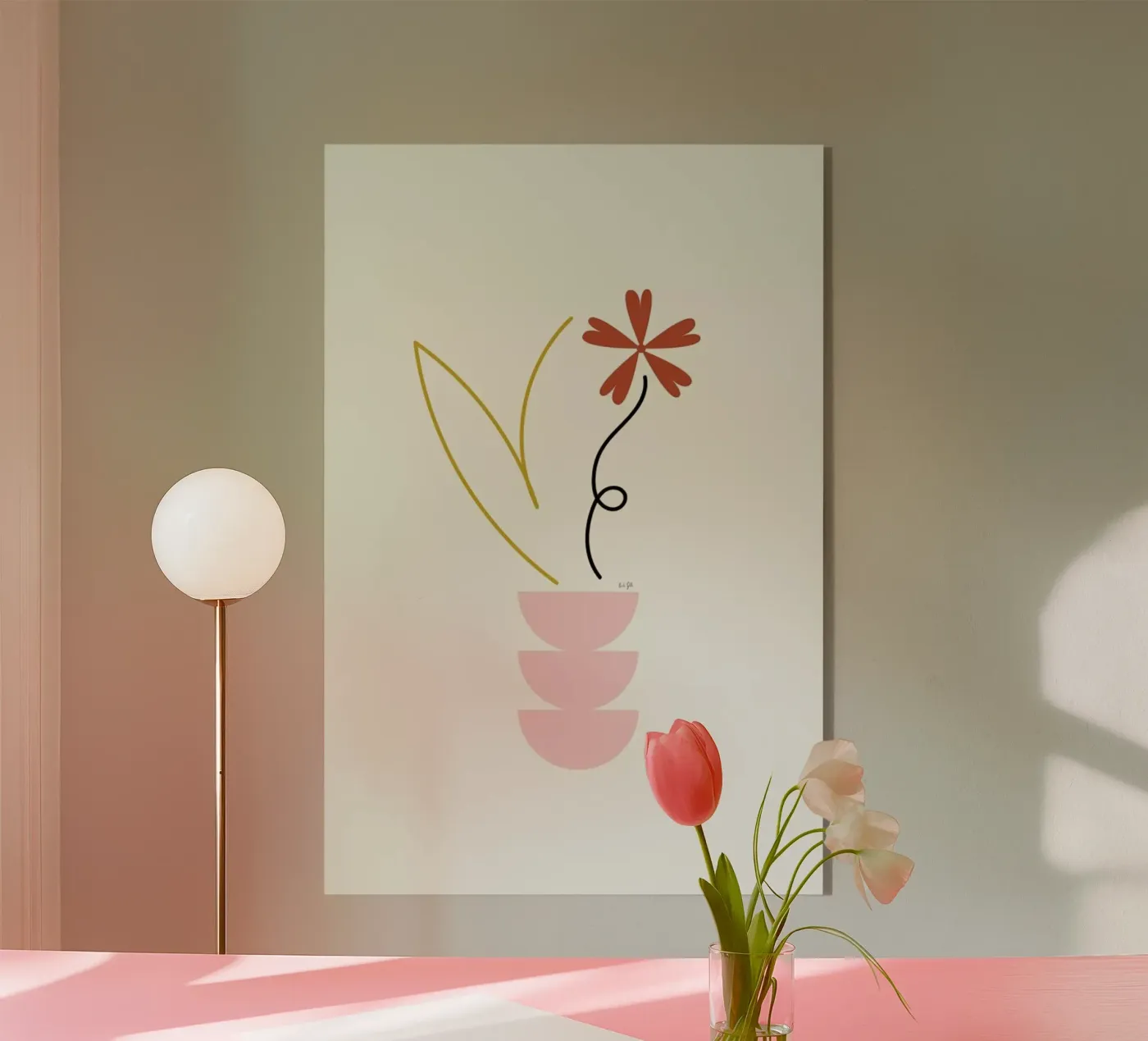 Wild Flower plexiglas de Linda Gobeta