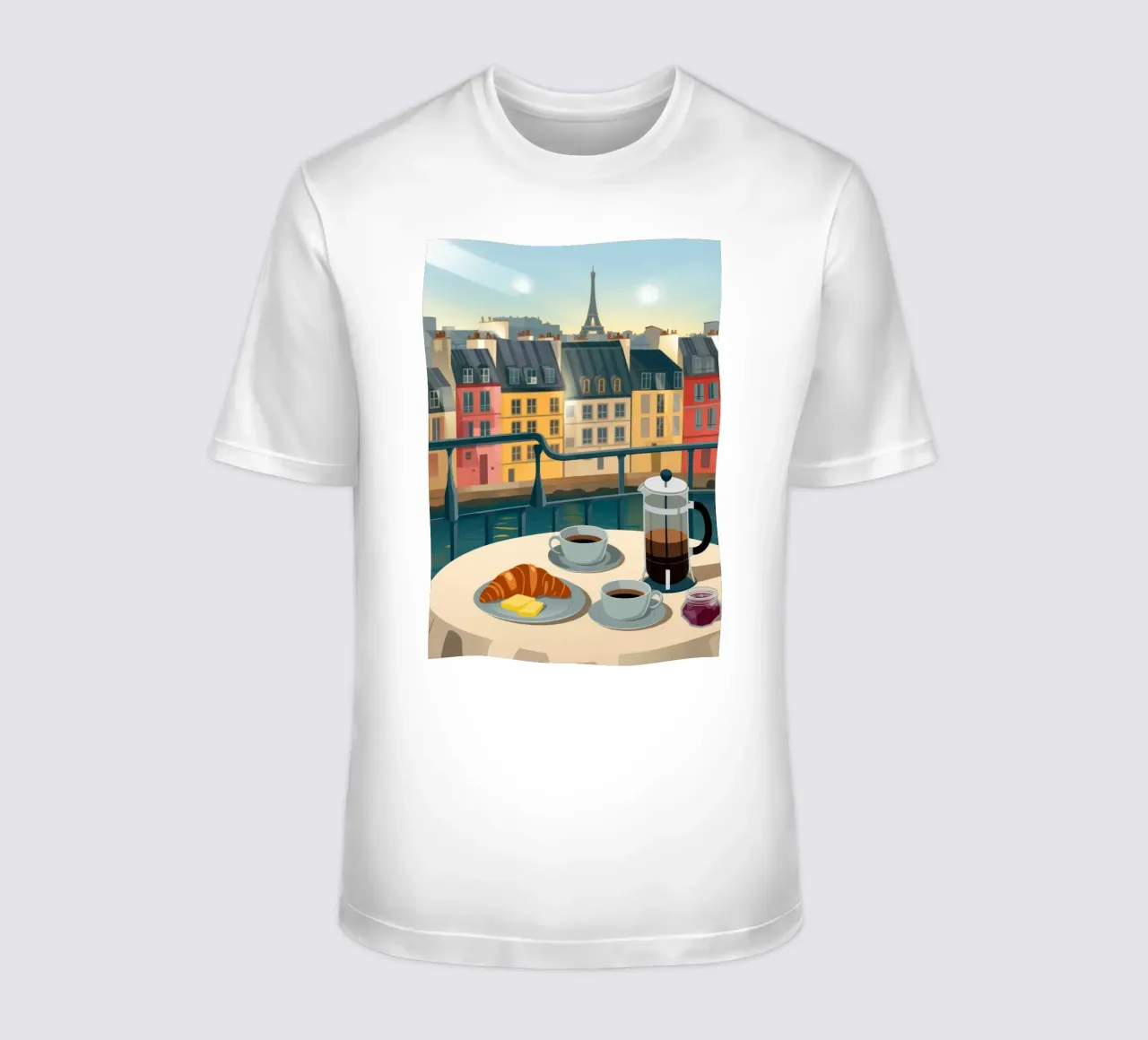 Matinée café Riverside t-shirt de Lumina Vision