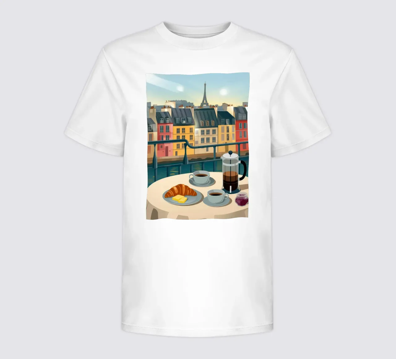 Matinée café Riverside t-shirt enfant de Lumina Vision
