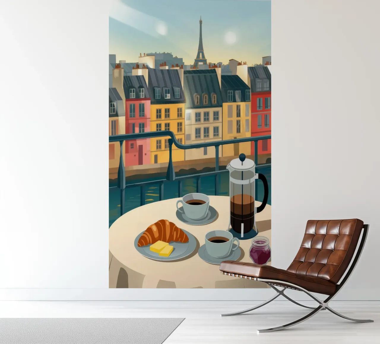 Riverside Coffee Morning photo wallpaper by Lumina Vision