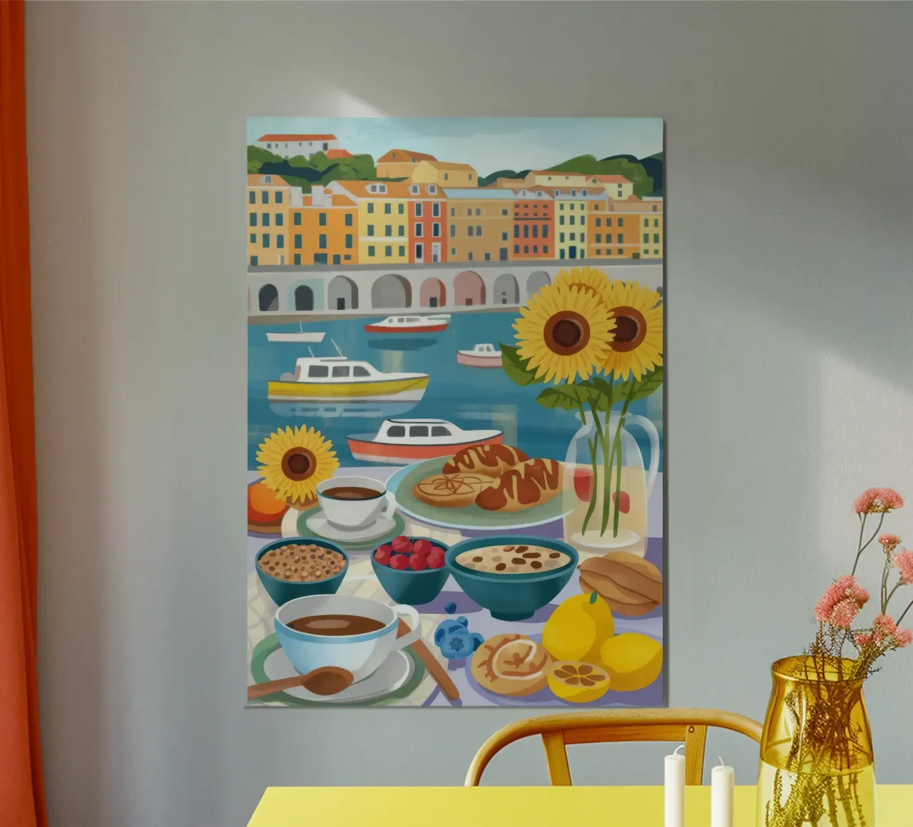 Colazione in riva al mare carta hahnemühle da Lumina Vision