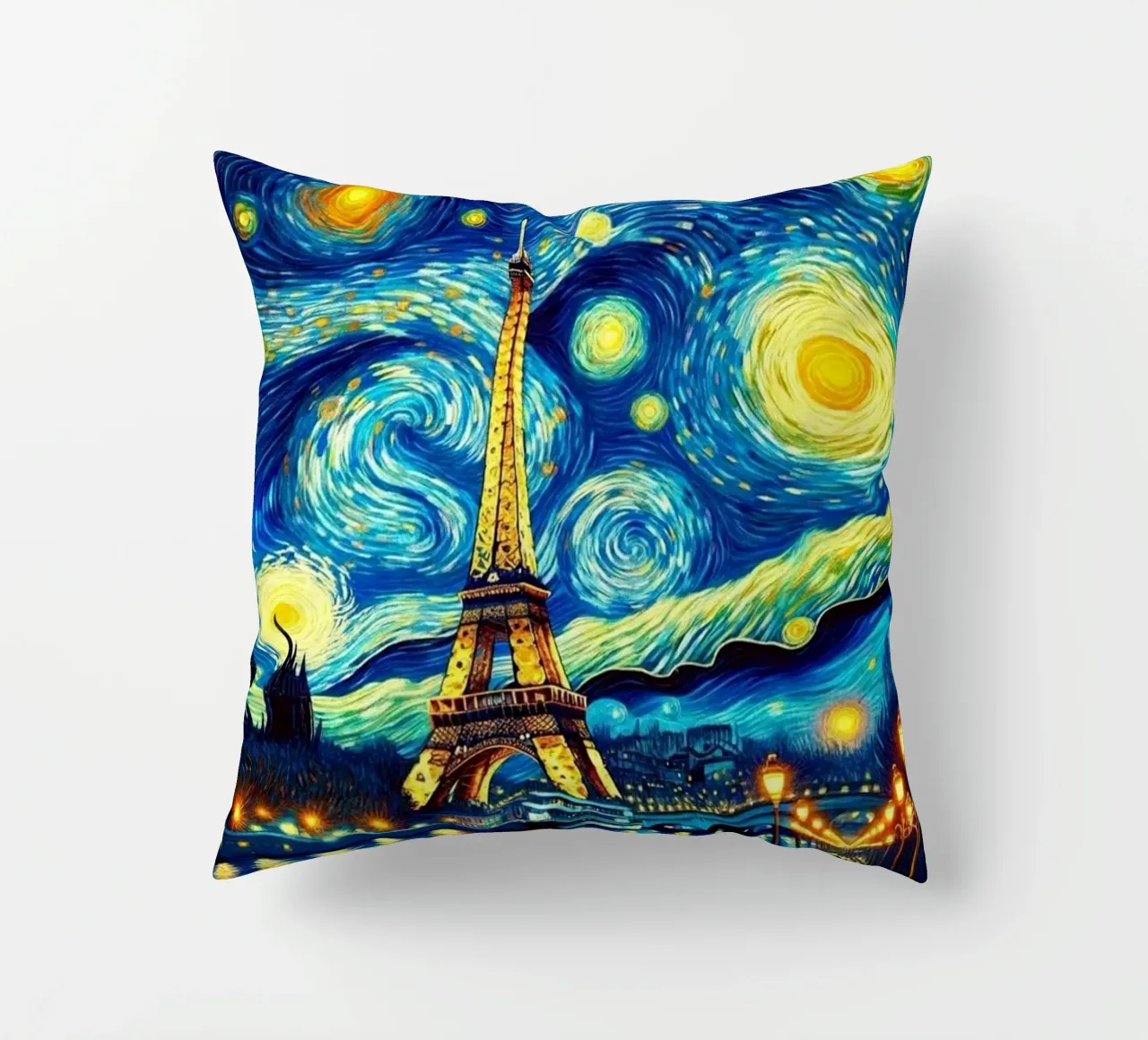 Parigi di notte cuscino da Waylons Studio