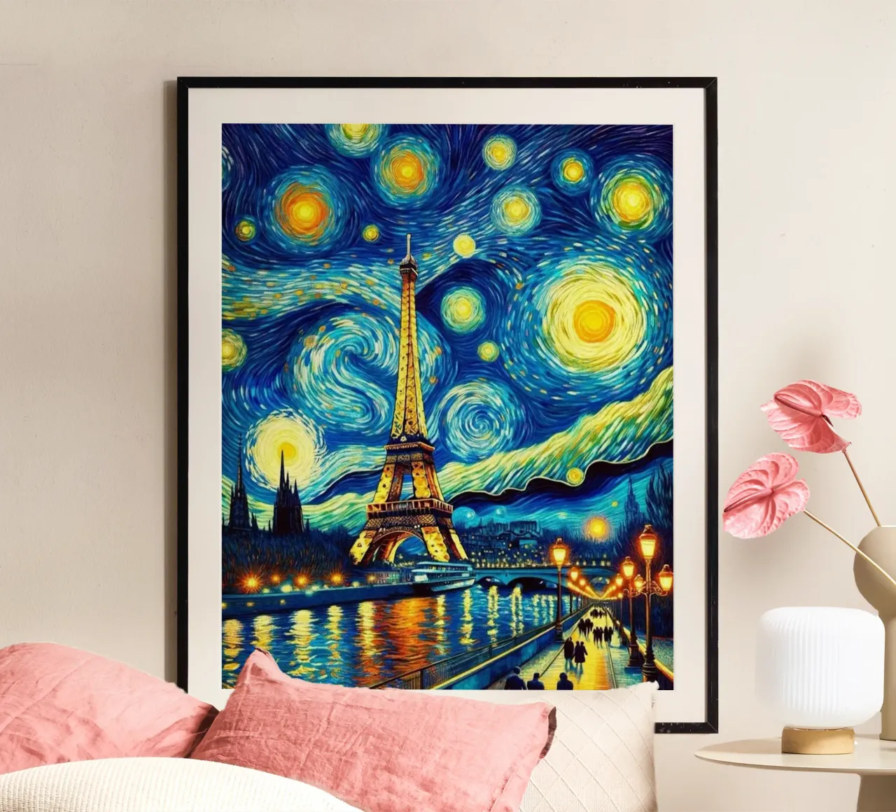 Parigi di notte carta hahnemühle da Waylons Studio