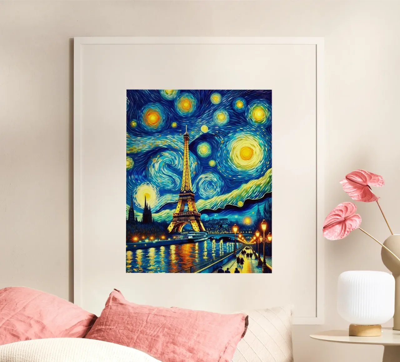 Parigi di notte carta hahnemühle da Waylons Studio