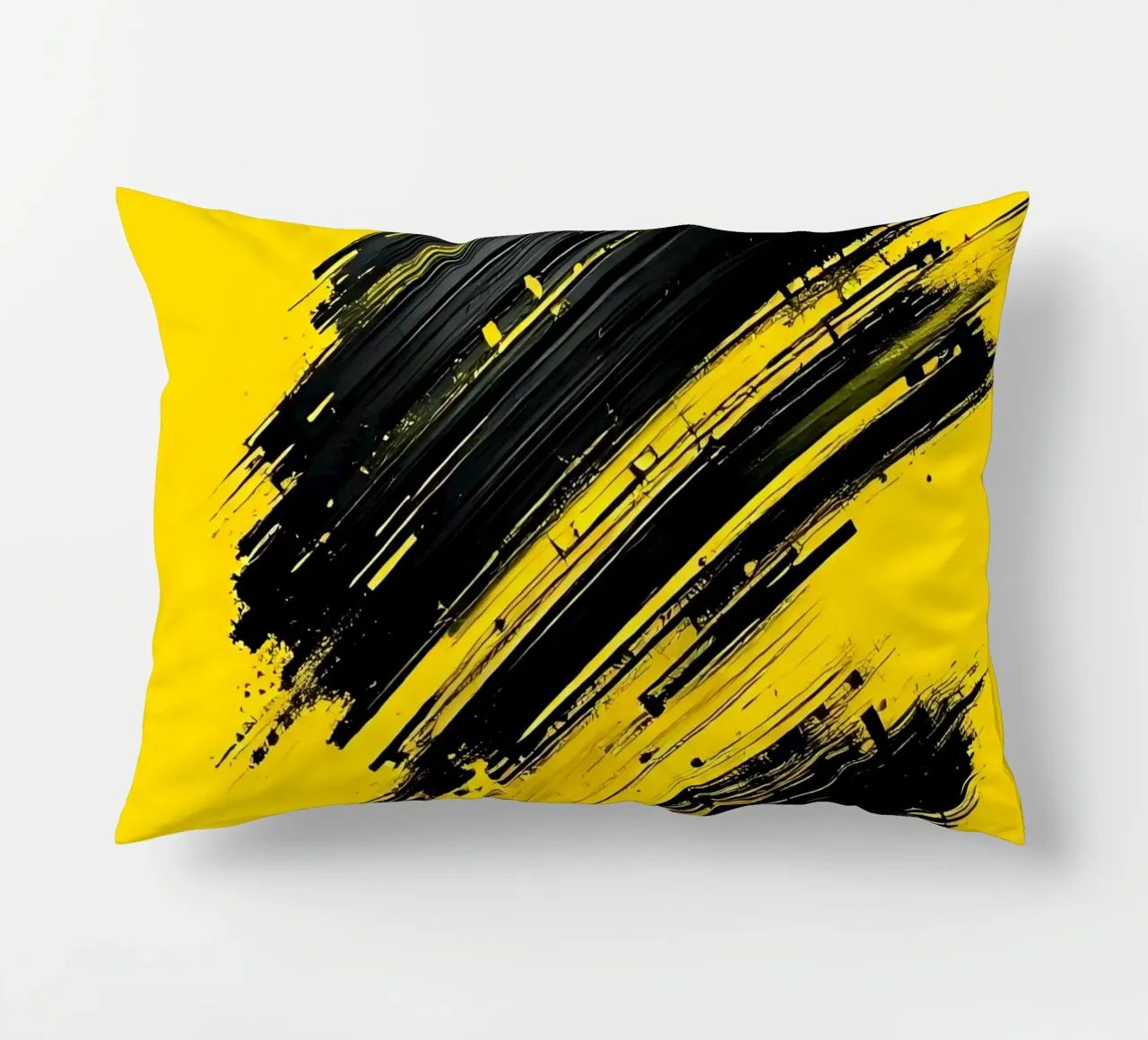 Ritratto_Stil_D_5 cuscino da schwarz-gelb by LK