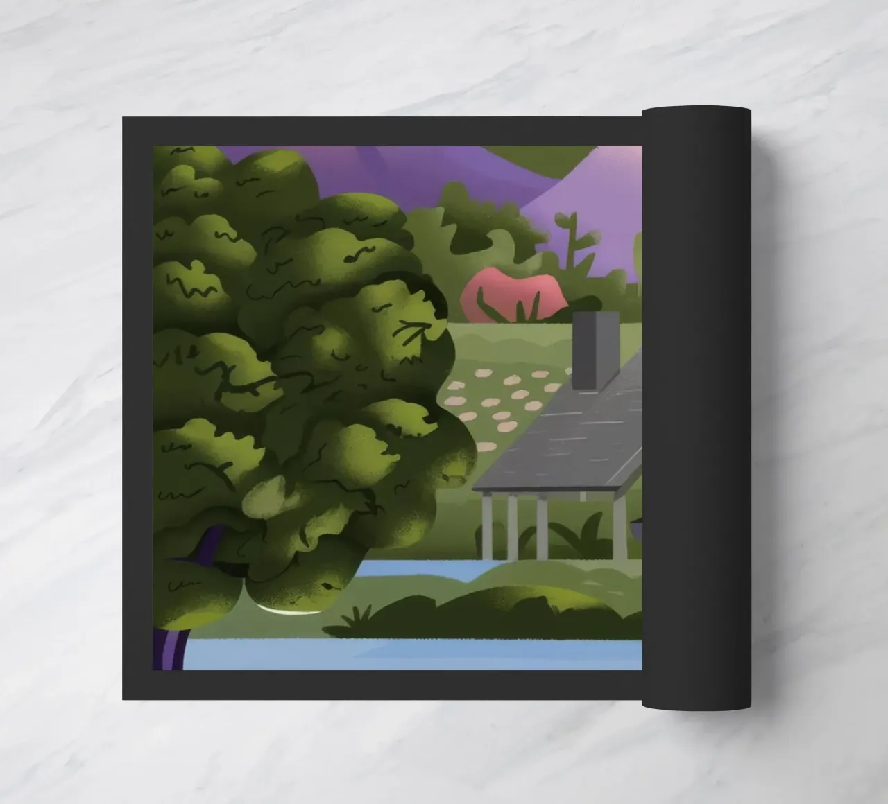 House Mountains and Trees zerbino da Lumina Vision