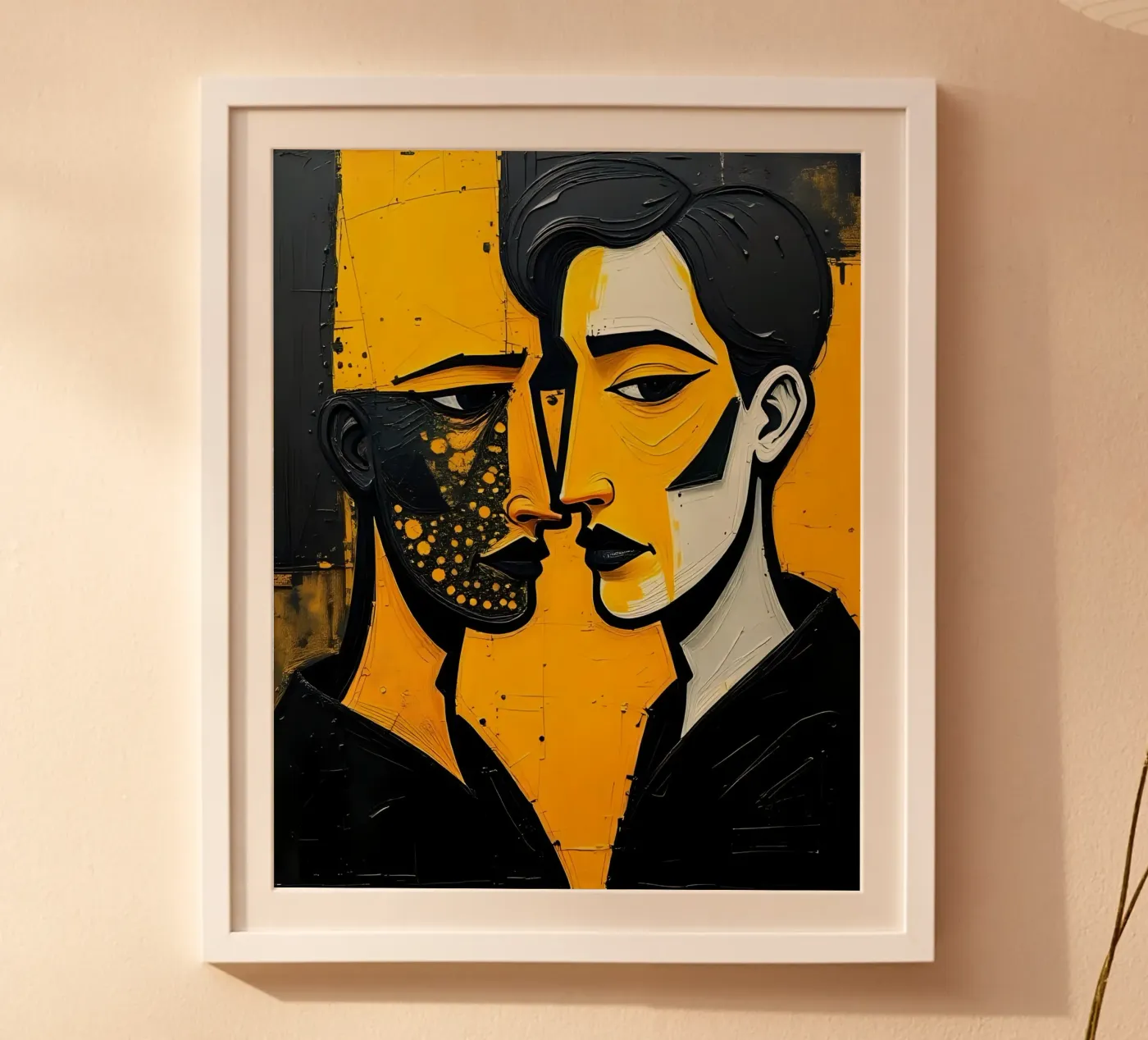 Portrait_Stil_E_2 poster by schwarz-gelb by LK