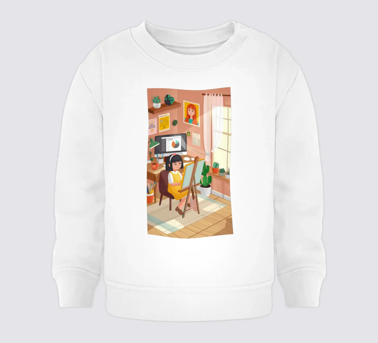 Creative Workspace Harmony baby sweatshirt by Lumina Vision