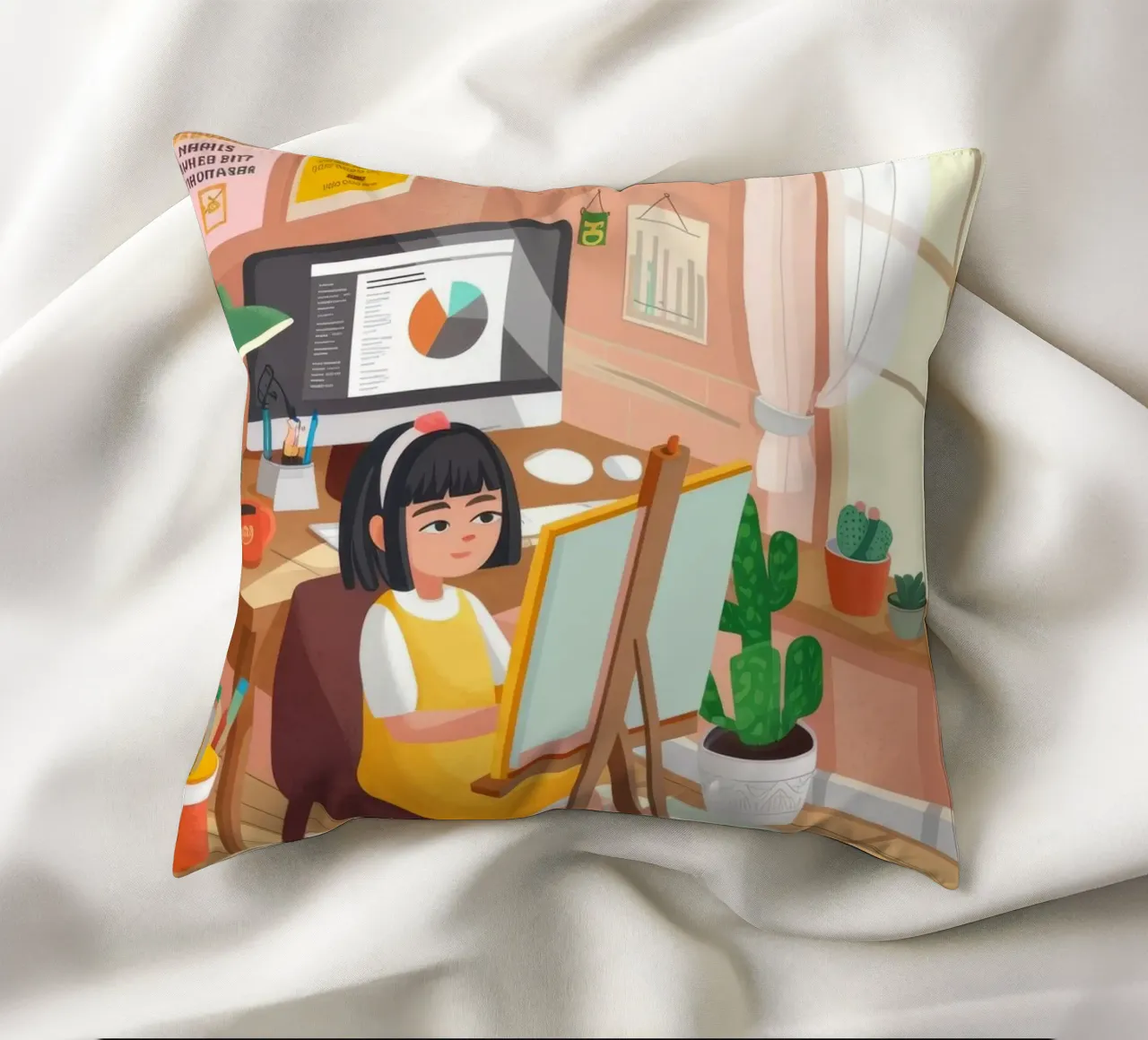 Creative Workspace Harmony decorative cushion by Lumina Vision