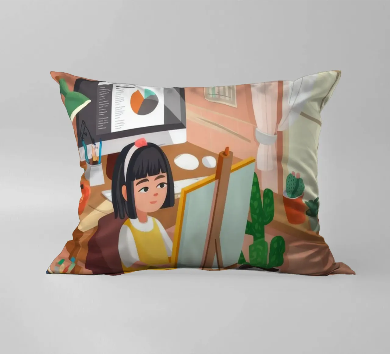Creative Workspace Harmony decorative cushion by Lumina Vision