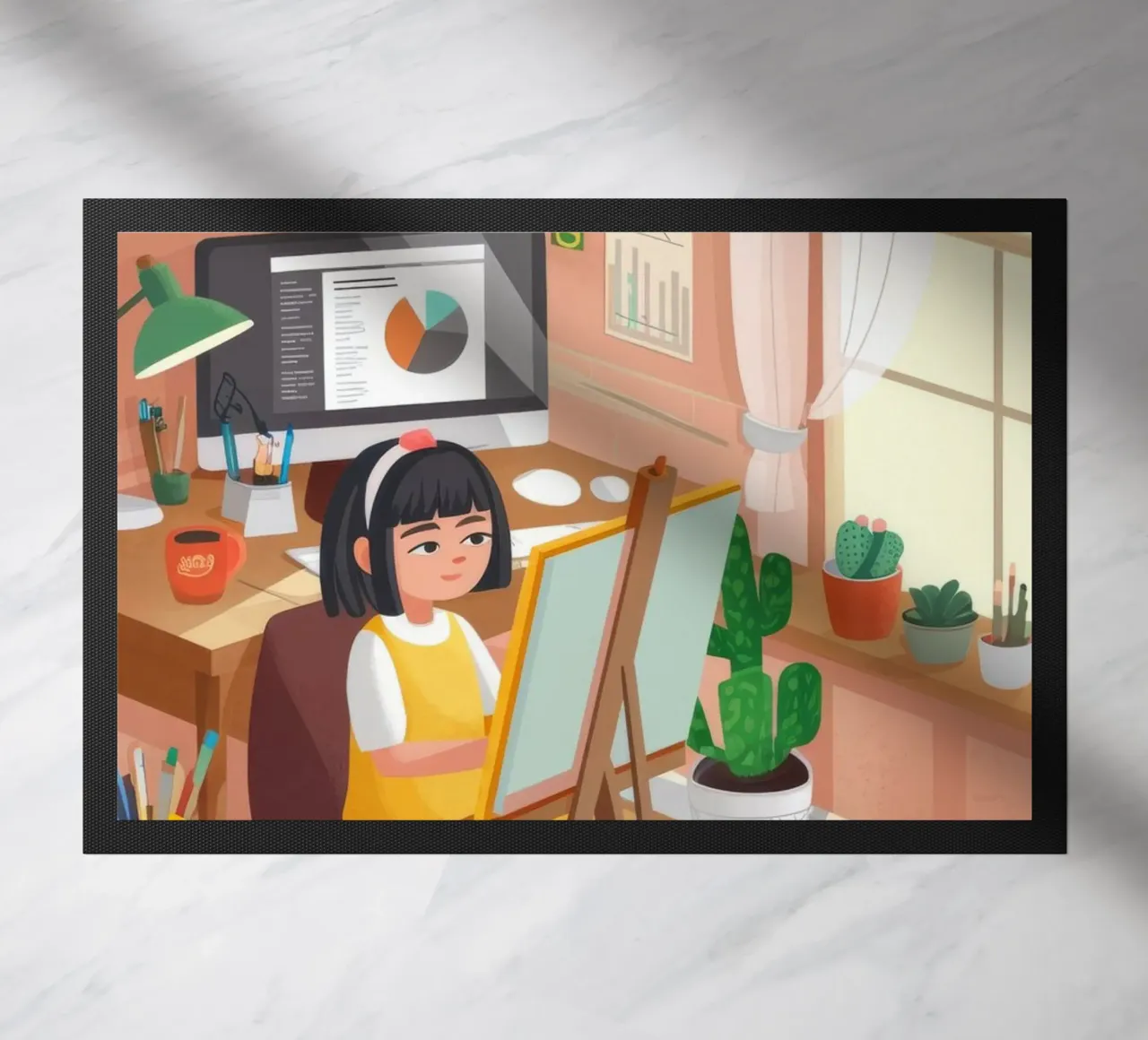 Creative Workspace Harmony doormat by Lumina Vision