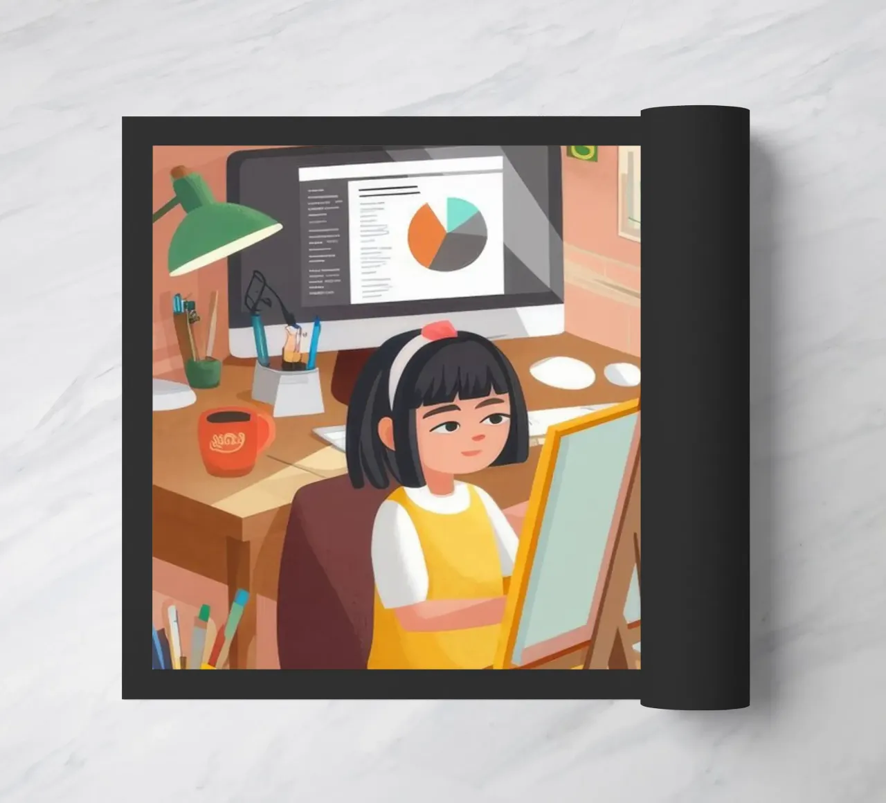 Creative Workspace Harmony doormat by Lumina Vision