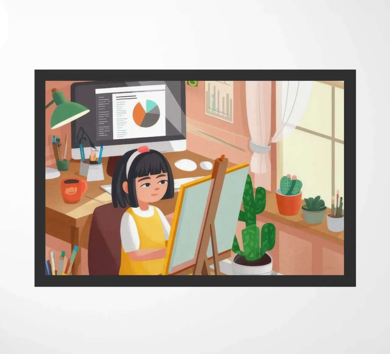 Creative Workspace Harmony doormat by Lumina Vision