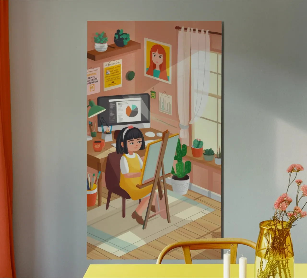 Creative Workspace Harmony alu-dibond by Lumina Vision