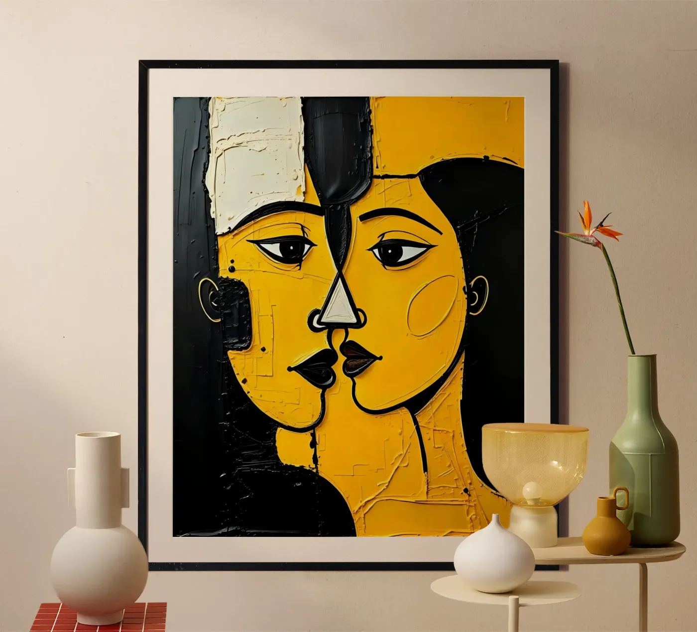 Ritratto_Stil_E_5 poster da schwarz-gelb by LK