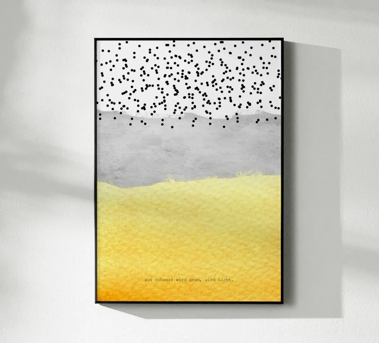 Aus Schwarz wird Grau wird Licht plexiglass da maramirage