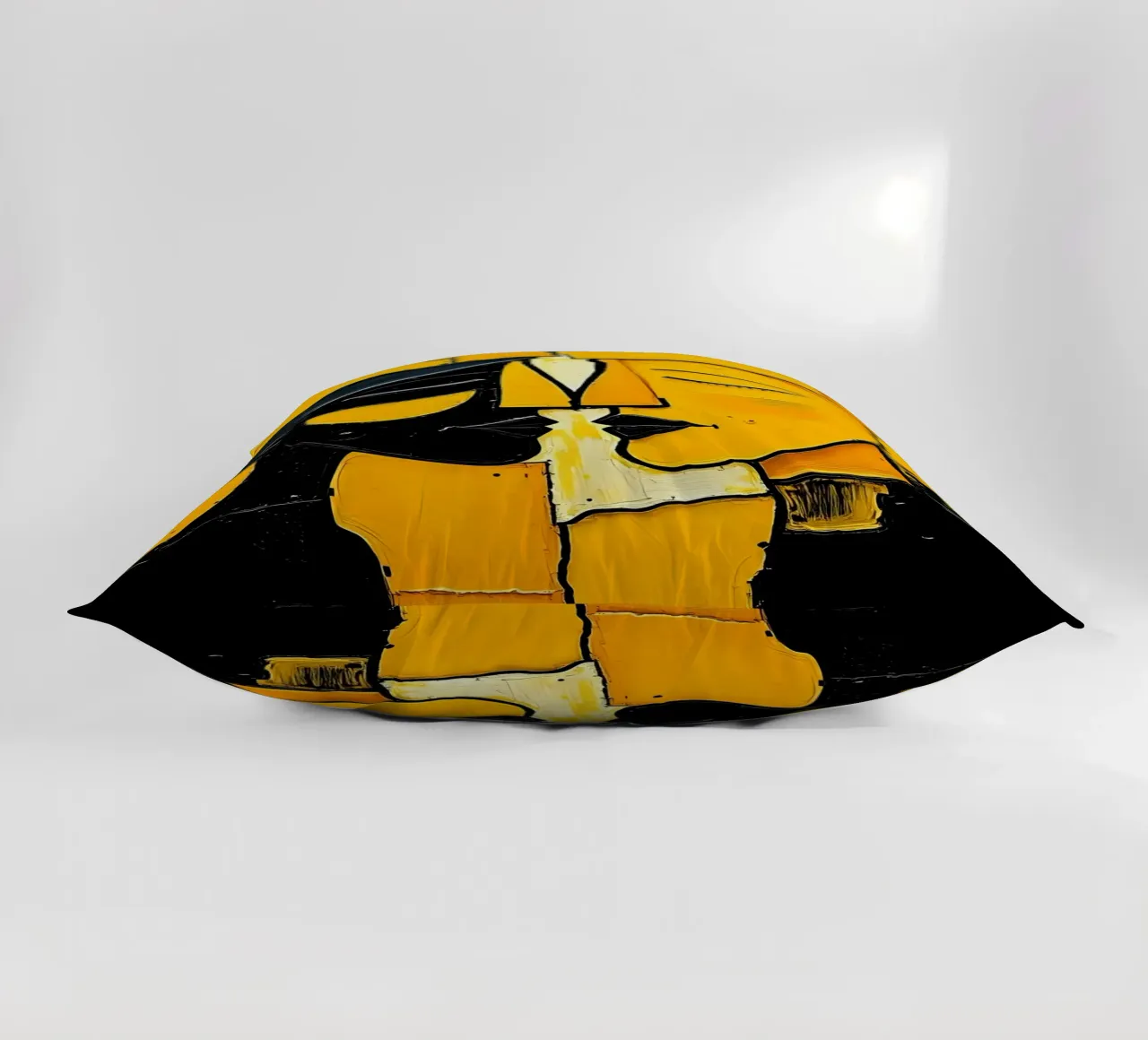 Ritratto_Stil_E_7 cuscino da schwarz-gelb by LK