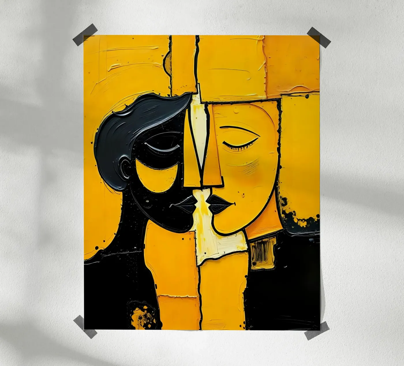 Portrait_Stil_E_7 poster by schwarz-gelb by LK