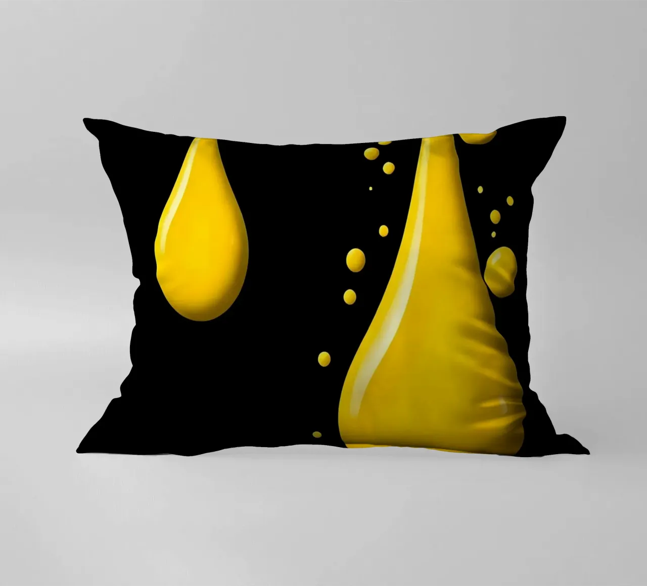 Gocce_1 cuscino da schwarz-gelb by LK