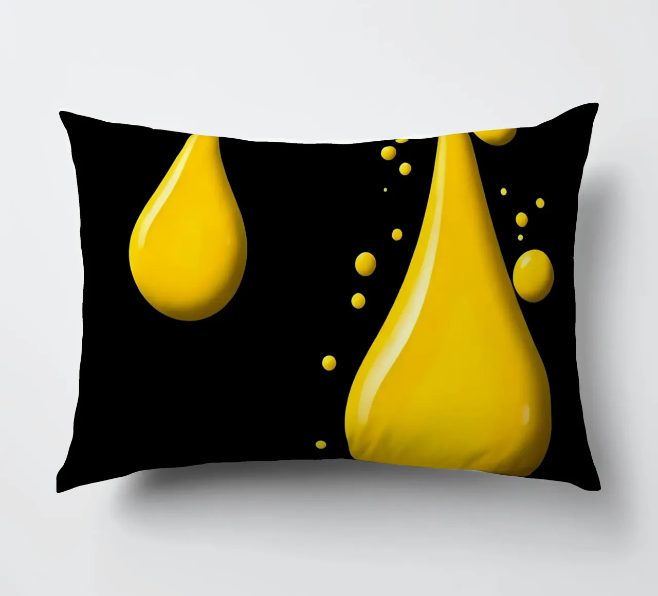Gocce_1 cuscino da schwarz-gelb by LK