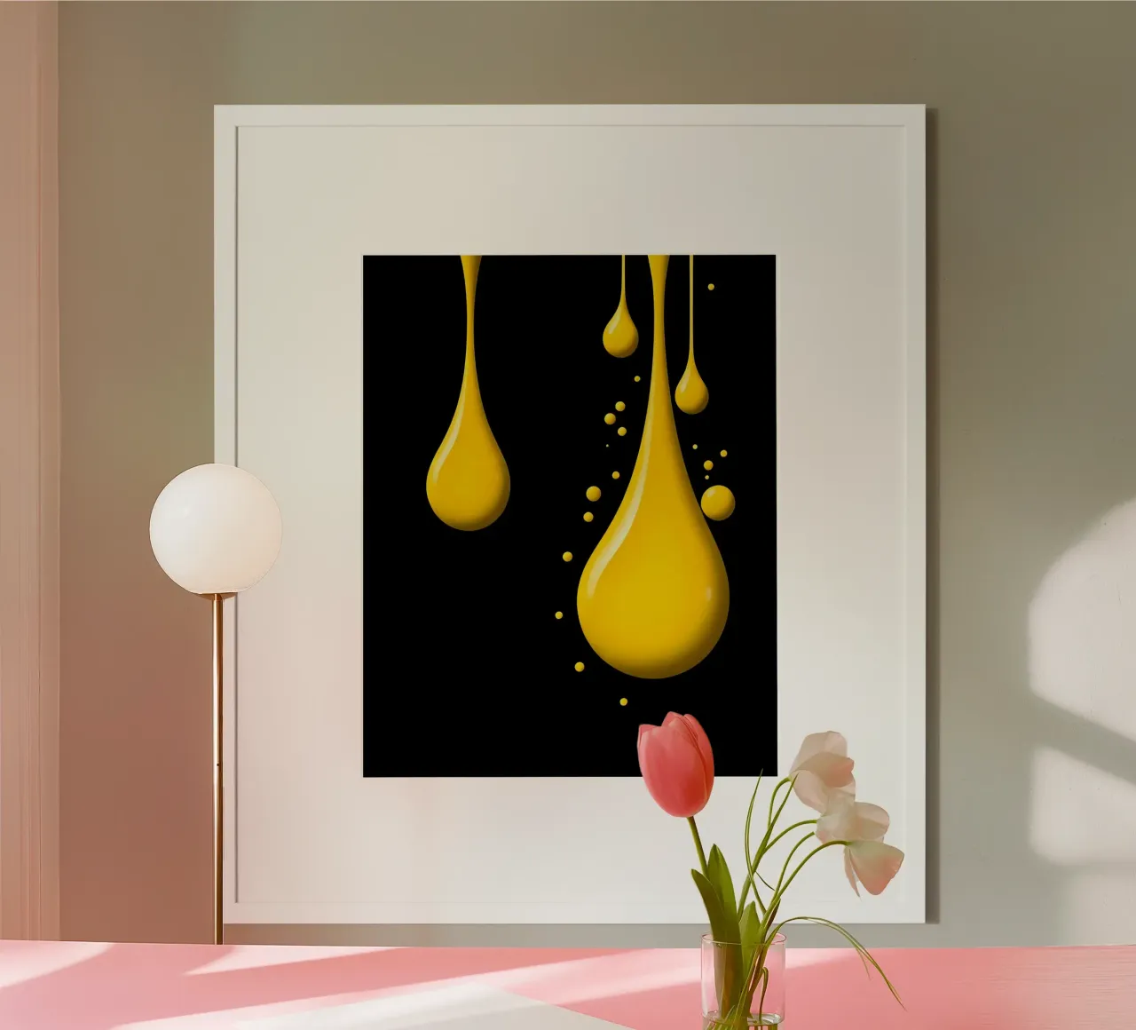 Drops_1 poster da schwarz-gelb by LK