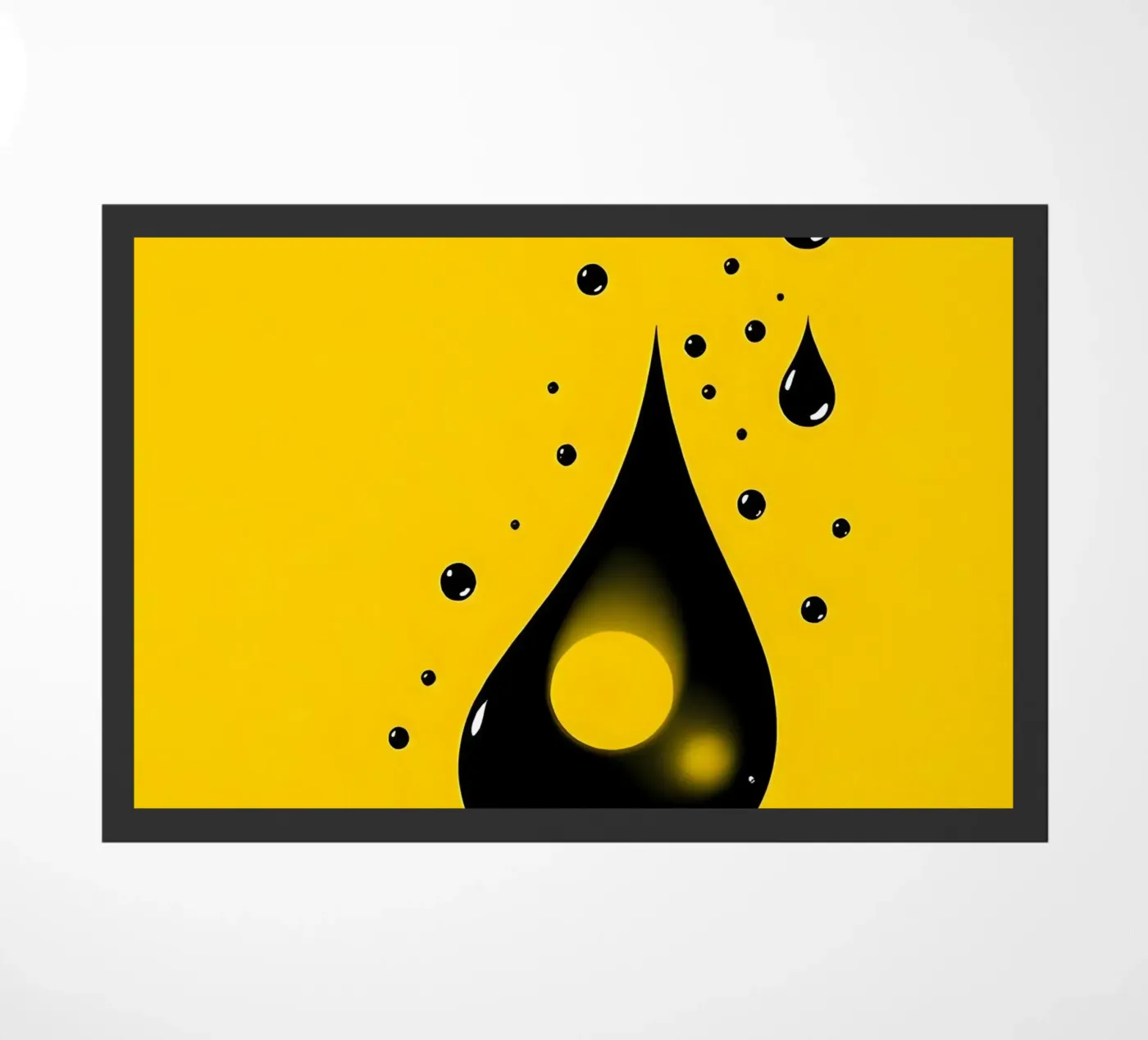 Drops_2 doormat by schwarz-gelb by LK